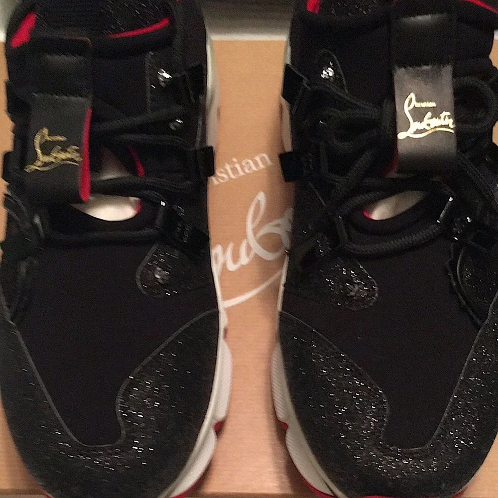 BNIB Christian Louboutin Donna Glitter Sneakers..Size 39...Proof of purchase - Picture 6 of 16